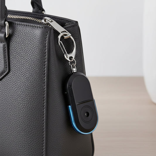 Personal Safety Alarm Keychain  Loud Emergency Siren With Led Light