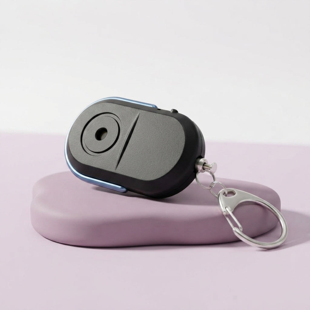 Personal Safety Alarm Keychain  Loud Emergency Siren With Led Light