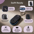 Personal Safety Alarm Keychain  Loud Emergency Siren With Led Light