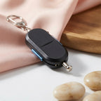 Personal Safety Alarm Keychain  Loud Emergency Siren With Led Light